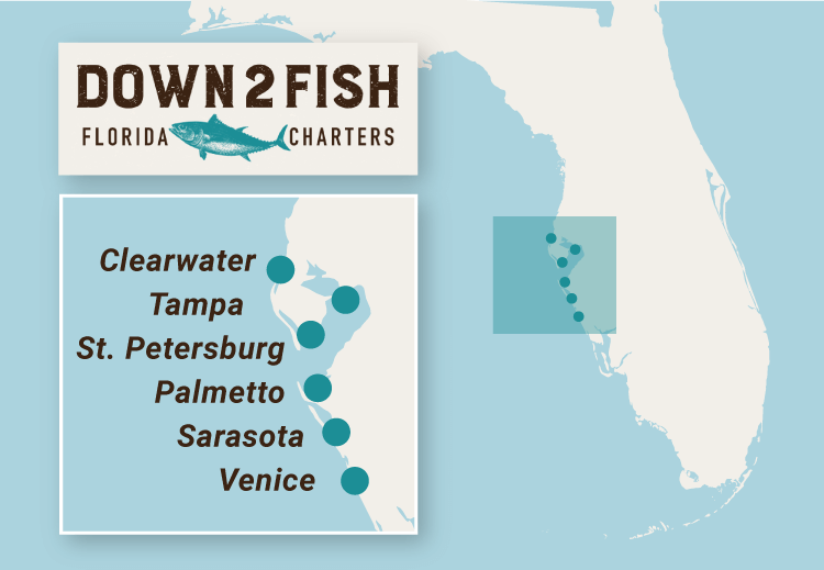 Down2Fish Florida Charter Locations